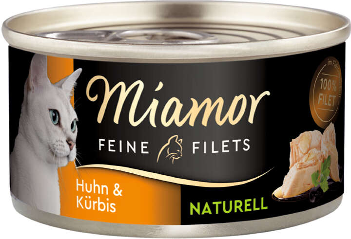 Miamor Katzen-Nassfutter Feine Filets Huhn+Kürbis